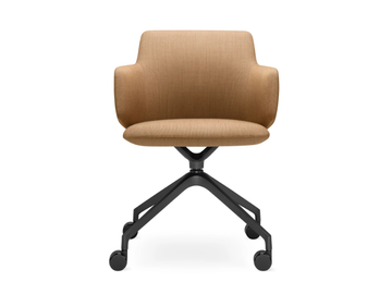 MELODY MEETING 360 F75-N1 - Height-adjustable trestle-based chair with castors by LD Seating - view 3